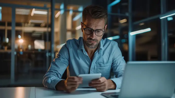 dirigeant cherchant une solution pour sa facturation électronique facturation électronique pme obligatoire en 2026